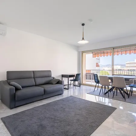 Appartement Hello Cote D'azur - Spacieux 3 Pieces Avec Piscine Et Tennis Antibes